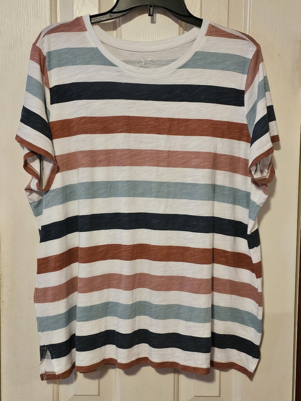 Maurices 24/7 Women's Striped Tee - 1X